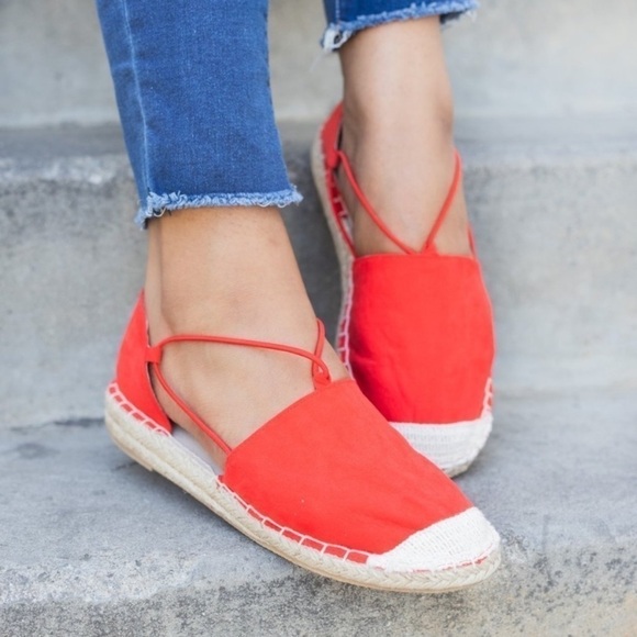 🎉host Pick 4-6🎉 Elmore Strappy Espadrille Flats - Picture 1 of 4